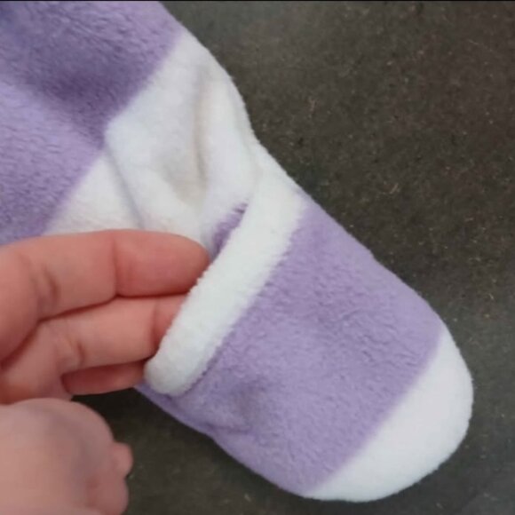 12-18m Fleece Hooded Fleece Suit with Ears Winter Warm - Picture 4 of 8